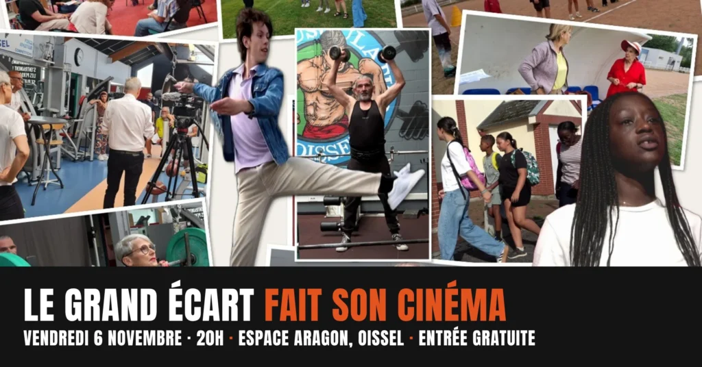 Le Grand Écart fait son cinéma — vendredi 6 novembre, 20h, Espace Aragon, Oissel, entrée gratuite